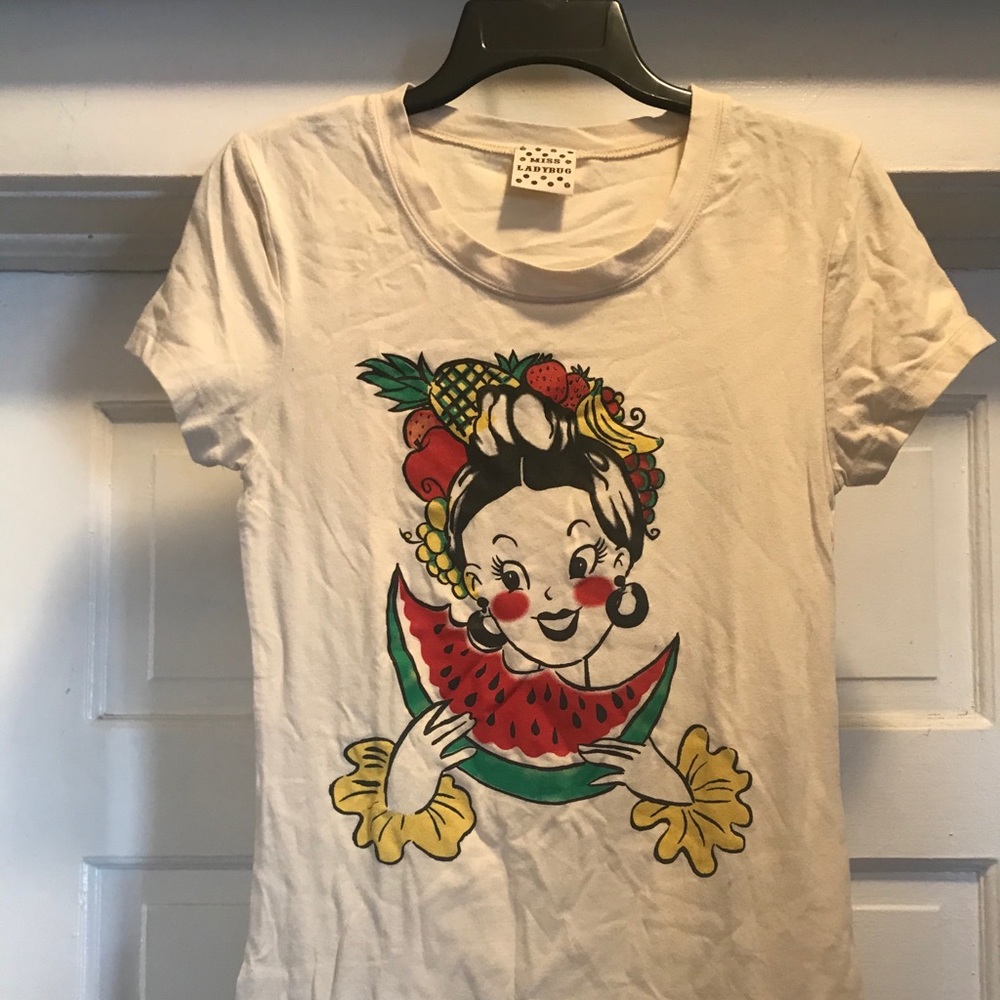 Miss Ladybug tee. Chiquita banana